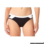 Anne Cole Women's Hot Mesh Color Block Pant Swim Bottom Black White B07CK32RSW
